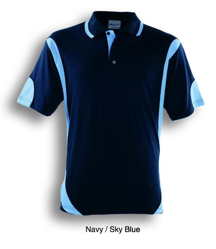 navy sky, Breezeway Contrast  Polo Shirt      UPF: excellent protection     160gsm, 100% breezeway polyester fabric     Breathable  micromesh fabric     Draws Sweat from Body, Quick Dry